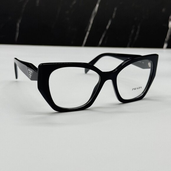 NEW PRADA PR18WV 1AB1O1 WOMEN BLACK VPR 18W 1AB1O1 EYEGLASSES - Picture 5 of 10